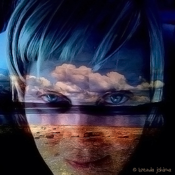 Brenda Johima Creative and Beautiful iPhone Self Portrait
