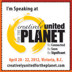 I’m Speaking at Creatively United for the Planet Festival
