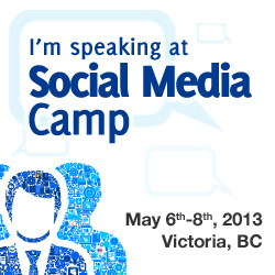 I Am Speaking at Social Media Camp 2013!